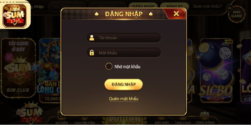 Đăng nhập Sumclub thành công – Trải nghiệm tiện ích đỉnh cao